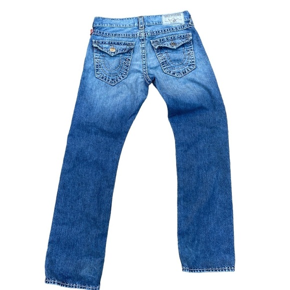 Vintage True Religion Super T Jeans Size 32 Blue - Picture 4 of 7